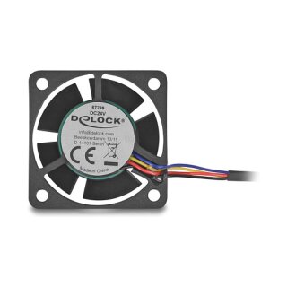 Axiallüfter 24 V DC, 40 x 40 x 20 mm schwarz