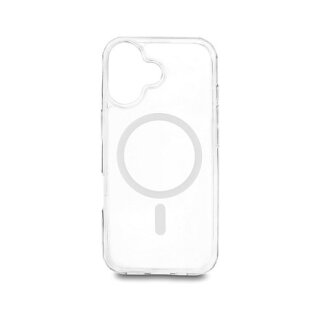Schutzhülle für iPhone 17 kompatibel mit MagSafe transparent-weiß