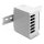 LWL Patchfeld 6 Port für SC Duplex oder LC Quad grau Metall zur Hutschienen Montage