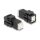 Keystone Modul USB 2.0 Typ-B Buchse zu USB 2.0 Typ-B Buchse schwarz