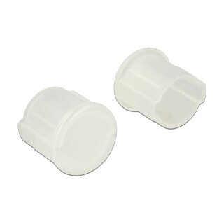 Staubschutz für BNC Buchse 10 Stück transparent