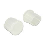 Staubschutz für BNC Buchse 10 Stück transparent