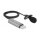 USB Krawatten Lavalier Mikrofon Omnidirektional 24 Bit / 192 kHz mit Clip und 3,5 mm Stereoklinken-Kopfhöreranschluss