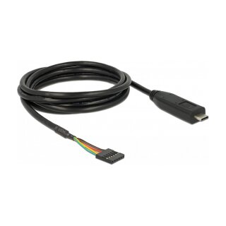 Konverter USB Type-C™ 2.0 Stecker zu TTL (3,3 V) 6 Pin Pfostenbuchse 2,0 m