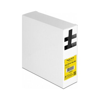 Schrumpfschlauch Box, Schrumpfungsrate 2:1, 10 m x 9,5 mm schwarz