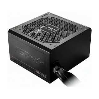 650W ASRock Pro Series PRO-650B 650W ATX 80+ Bronze black