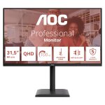AOC 81,3cm (31,5") Q32E4U 16:09 2xHDMI+DP+USB IPS black