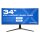 JAPANNEXT 86,4cm JN-IPS340UWQHD60C-C65W-HS curved UWQHD