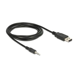 Konverter USB 2.0 Stecker > TTL 2,5 mm 3 Pin Klinkenstecker 1,8 m (5 V)