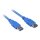 Kabel USB 3.0 Verlängerung 3.0m blau