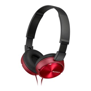 Sony MDR-ZX310R On-Ear Headphones red