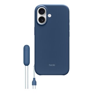 Beats Kickstand Case iPhone 17 mit MagSafe und Kamerasteuerung (felsblau)