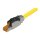 ROLINE S/FTP- PiMF- Patchkabel Kat.8 Class I LSOH Massivdraht gelb 3m
