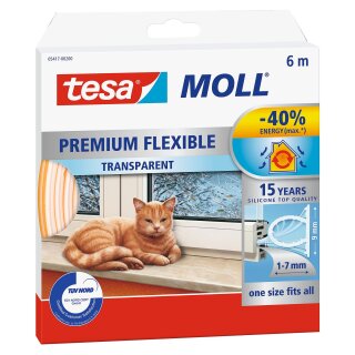 Tesa Moll Premium flexible 6m Transparent 05417