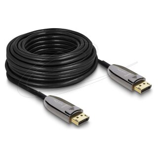 Delock Aktives Optisches Kabel DisplayPort 2.1 8K 60 Hz 40 Gbps 15 m