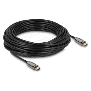 Delock Aktives Optisches Kabel DisplayPort 2.1 8K 60 Hz 40 Gbps 25 m