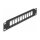 Delock 10? Keystone Patchpanel 10 Port schwarz