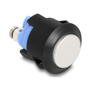 Drucktaster zum Einbau 16 mm 2 x Schraubklemme Taster hoch Kunststoff Snap in Montage