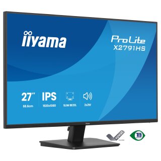 IIYAMA 68.6cm (27") X2791HS-B1 16:9 HDMI+DP IPS