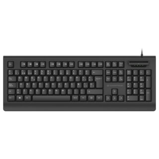 CONCEPTRONIC USB Tastatur +Smart ID-Kartenleser Layout IT sw