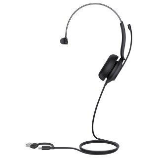 Yealink UH35 (schwarz, UC-Variante, USB-A und USB-C, Mono)