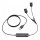 Yealink Y-Kabel, USB / QD-Trainingskabel fr die YHS- Serie (schwarz, 10 Stck)