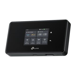TP-Link M8550 5G WiFi 6E Router 5G (bis zu 3,4 Gbit/s), WLAN AX (bis zu 3,6 Gbit/s), 1x 1G WAN/LAN