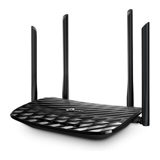 TP-Link Archer A6 - Wireless Router 4-Port-Switch - 1GbE - Wi-Fi 5 - Dual-Band