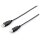 Equip USB2.0 Druckerkabel USB-A->USB-B St/St 1.80m schwarz Polybeutel
