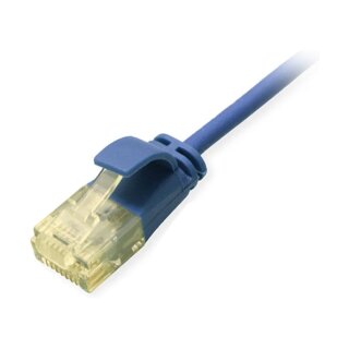 Equip Patchkabel Cat6A SlimFlex U/UTP 1.00m blau LSZH 2xRJ45 Polybeutel