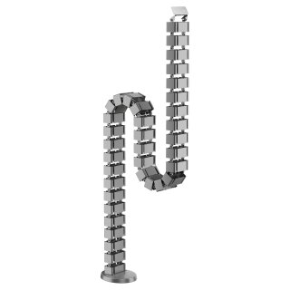 Equip Deluxe-Spiralkabelschlauch mit Untertischmontage grau lite Retail