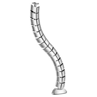 Equip Doppel-Kabelführung mit Untertischmontage silber lite Retail