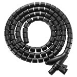 Equip Spiral-Kabelschlauch +Untertischmontage 1.30m...