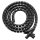 Equip Spiral-Kabelschlauch +Untertischmontage 1.30m schwarz Polybeutel