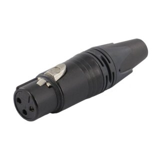 Equip Kabelverbinder 3-Polig Buchse schwarz