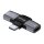 Equip Adapter USB-C->2xUSB-C 10Gbps PD 100W Alu.