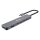 Equip Adapter USB-C->HDMI/4xUSB-C/USB-A 4K/ 60Hz 0.25m Alu.