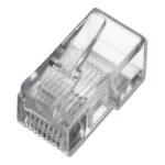 Modularstecker für Rundkabel, ungeschirmt, 100 Stk.