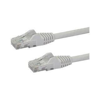 STARTECH.COM 2m Cat6 Gigabit Snagless Patchkabel - RJ45 UTP Netzwerkkabel mit Schutzmanschette - Cat 6 Kabel - Weiss