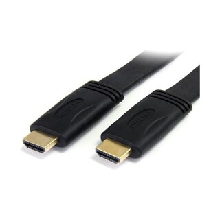 STARTECH.COM Flaches High-Speed-HDMI-Kabel mit Ethernet 5m - Ultra HD 4k x 2k HDMI Kabel mit vergoldeten Kontakten - HDMI Videok