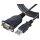 STARTECH.COM 1m USB to Serial Cable DB9 Male RS232 to USB Converter Prolific IC USB to Serial Adapter for Printer/Scanner/Switch