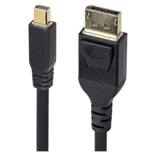 STARTECH.COM 3m Mini DisplayPort auf DisplayPort 1.4 Kabel 8K 60Hz/4K 120Hz HBR3 HDR Dunnes UHD mDP zu DP 1.4monitorkabel