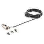 STARTECH.COM Combination Laptop Cable Lock - Steel Cable...