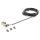 STARTECH.COM Combination Laptop Cable Lock - Steel Cable - 2m - K-Slot Nano Wedge Lock Slot - 4-Digit