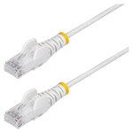 STARTECH.COM 1m Weisses Schlankes CAT6-Ethernet-Kabel...
