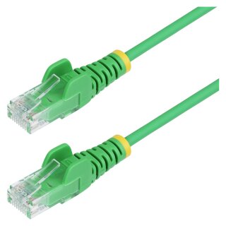 STARTECH.COM 3m Grunes Schlankes CAT6-Ethernet-Kabel Snagless RJ45 LSZH 28AWG Reines Kupfer Patchkabel/Netzwerkkabel