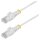 STARTECH.COM 5m Weisses Schlankes CAT6-Ethernet-Kabel Snagless RJ45 LSZH 28AWG Reines Kupfer Patchkabel/Netzwerkkabel