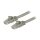 STARTECH.COM 1.5m CAT6 Cable - Grey CAT6 Patch Cord - Snagless RJ45 Connectors - 24 AWG Copper Wire - Ethernet - ETL