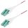 STARTECH.COM 2m LC-LC UPC OM4multimode Glasfaserkabel Erika Violett 50/125 40G/100G Uniboot LWL Patchkabel OFNR Kabel