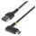 STARTECH.COM 1ft 30cm USB A to C Charging Cable Right Angle Heavy Duty Fast Charge USB-C Cable Durable and Rugged Aramid Fiber 3A